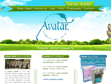 Tablet Screenshot of cursosavatar.com.br
